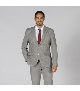 AMERICANA HOMBRE 2 BOTONES SLIM FIT CHEVIOT