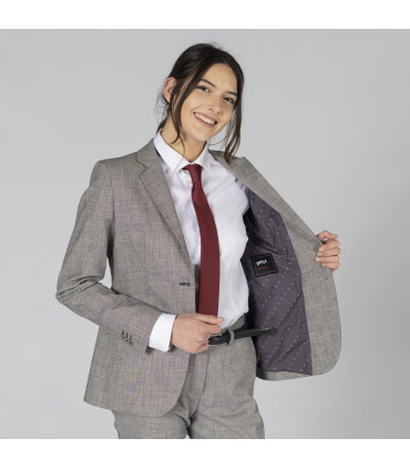 AMERICANA MUJER 2 BOTONES CHEVIOT
