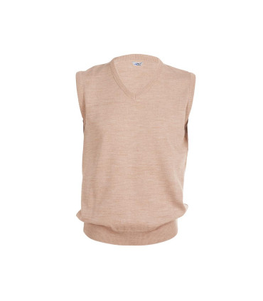 CHALECO PICO HOMBRE BEIGE