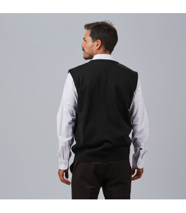 CHALECO PICO HOMBRE BEIGE