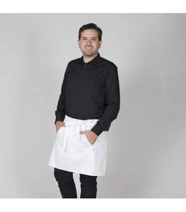 DELANTAL CON BOLSILLO 50x75 CM SARGA BLANCA