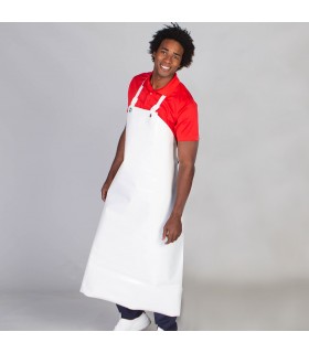 DELANTAL EVAN BLANCO 115X85 CM