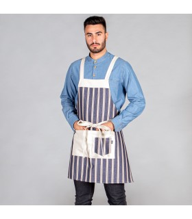 DELANTAL CON PETO LONETA 76X68 CM RAYAS