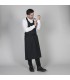 DELANTAL SOMMELIER SARGA POLIESTER 110X85 CM