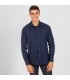 CAMISA HOMBRE FRANCO SLIM FIT INDIGO/PUNTOS BLANCOS LAVADO
