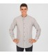 CAMISA HOMBRE ALDO SLIM FIT VICHY RAYAS/TRIANGULOS ROJOS
