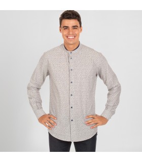 CAMISA HOMBRE ALDO SLIM FIT VICHY RAYAS/TRIANGULOS ROJOS