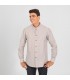CAMISA HOMBRE ALDO SLIM FIT VICHY RAYAS/TRIANGULOS ROJOS
