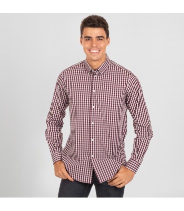 CAMISA HOMBRE MARCO SLIM FIT VICHY CUADRO