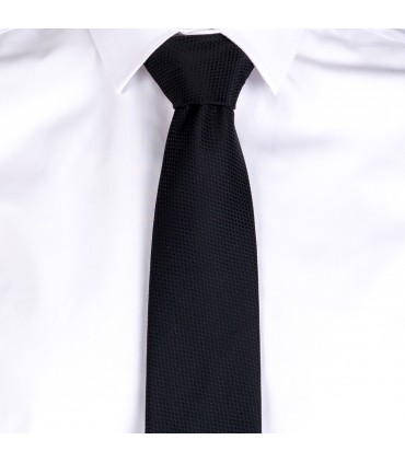 CORBATA SIN NUDO JACQUARD OJO DE PERDIZ