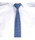 CORBATA CON NUDO DE PALA ESTRECHA JACQUARD