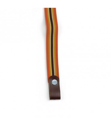 CINTA ESPIGA 30MM UNISEX RAYAS NARANJA
