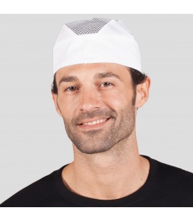 GORRO COCINERO SARGA BLANCO