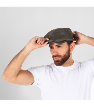 GORRA UNISEX POLIPIEL MARRON