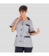 BATA MUJER CORTA VICHY M/C COMBINADA