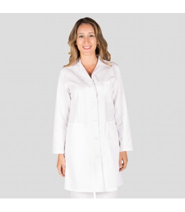 BATA MUJER M/L SARGA SIN PUÑOS BLANCA