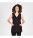 BLUSA S/MANGAS ANTARTIDA NEGRA