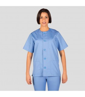 BLUSA SANITARIO UNISEX ABOTONADA SARGA