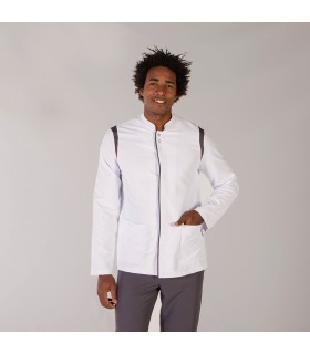 BLUSA HOMBRE GORKA BLANCA COMBINADA