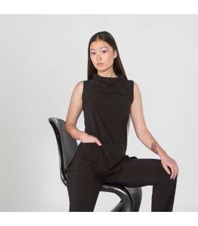 BLUSA MUJER CUELLO VUELTO