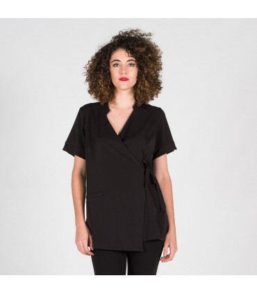 BLUSA MUJER AÑIL NEGRO