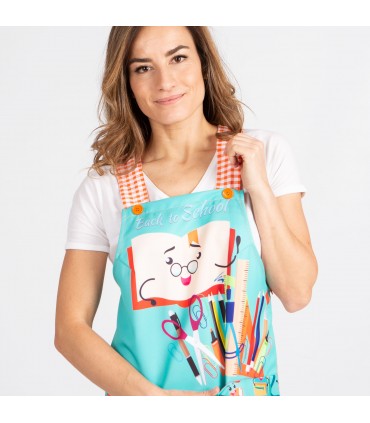 PICHI BOOK VICHY BAMBULA NARANJA