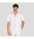 BLUSA SANITARIO PICO BOTONES SARGA BLANCA