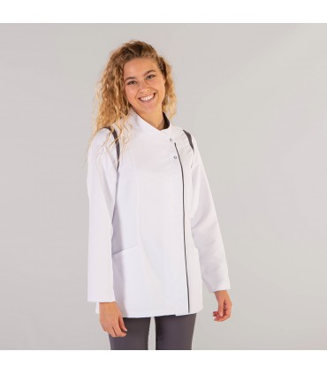 BLUSA MUJER LEYRE BLANCA COMBINADA