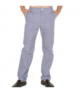PANTALON COCINA UNISEX VICHY MARINO C.G.