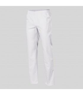 PANTALÓN SANITARIO SARGA BLANCA BOLS. GOMA ENTERA