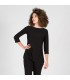 CAMISETA MUJER BELLADONA NEGRO