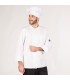 CHAQUETA COCINA HOMBRE HERMES BLANCA