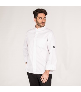 CHAQUETA COCINA HOMBRE APOLO BLANCA