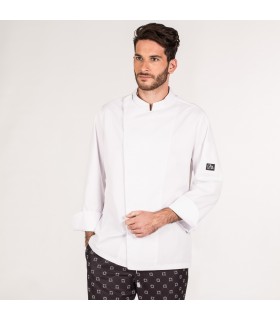 CHAQUETA COCINA HOMBRE HERACLES BLANCA