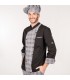 CHAQUETA COCINA HOMBRE CRONOS NEGRA