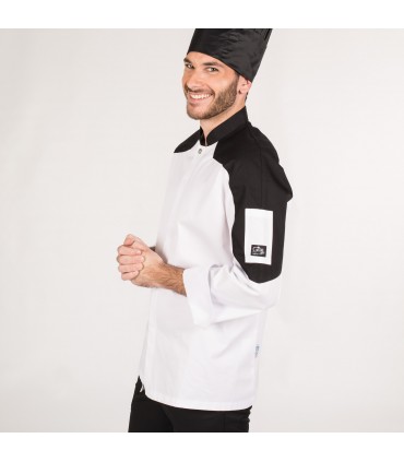 CHAQUETA COCINA HOMBRE COSMO BLANCA