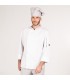 CHAQUETA COCINA HOMBRE CRATOS BLANCA