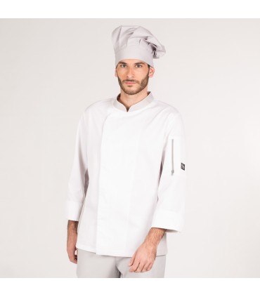 CHAQUETA COCINA HOMBRE CRATOS BLANCA
