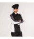 CHAQUETA COCINA HOMBRE MORFEO NEGRA