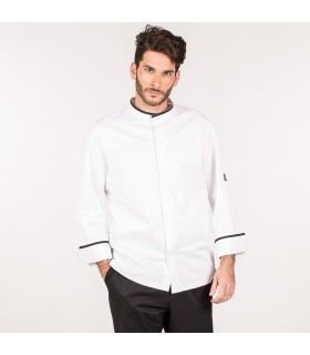 CHAQUETA COCINA HOMBRE DEIMOS BLANCA