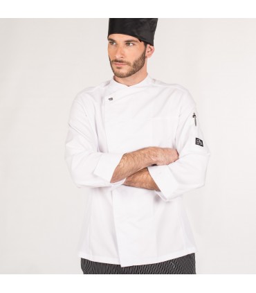 CHAQUETA COCINA HOMBRE CIRCE BLANCA