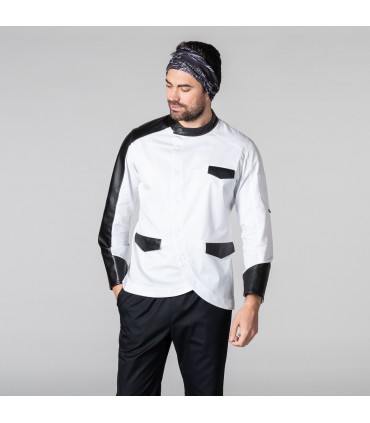 CHAQUETA COCINA HOMBRE GIL BLANCA