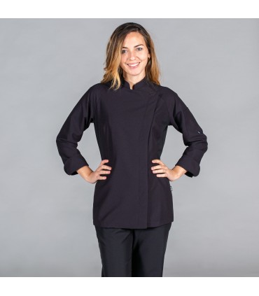 CHAQUETA COCINA MUJER IZA ELASTIK