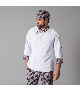 CHAQUETA COCINA UNISEX MILITAR