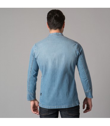 CHAQUETA COCINA UNISEX VENTURA TEJANO COWBOY AZUL