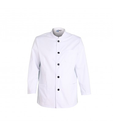 CHAQUETA HOMBRE CUELLO MAO BLANCA