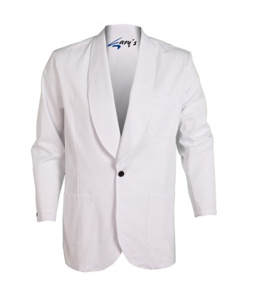 CHAQUETILLA SMOKING 1 BOTON BLANCA