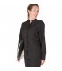 CHAQUETA MUJER MAO NEGRA BOTON DORADO