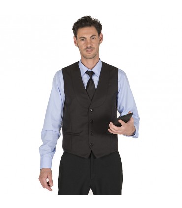 CHALECO CAMARERO NEGRO