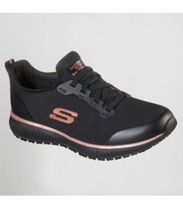 SQUAD SR SKECHERS MUJER NEGRO/ ROSA